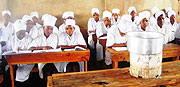 Attentive students waiting for practical lessons (Photo: S. Rwembeho)