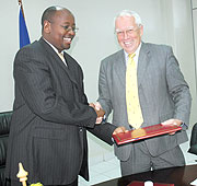Minister of Finance, James Musoni and McRae