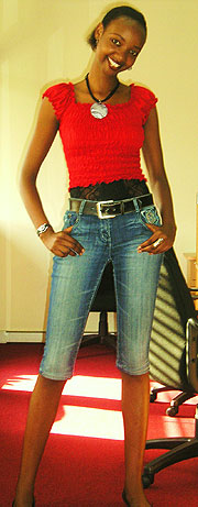 Model Brigitte Kaneza