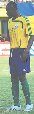 Amavubiu2019s new skipper Hamad Ndikumana Katauti has promised to gun down Egypt this Saturday. (File Photo)