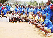 Some of the pupils who attended the competitions. (Courtesy photo)