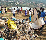 Plastic bags being disposed off. (File Photo)