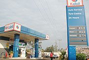 A Kobil petrol station in Gacuriro which was closed down by the Bureau of Standards. (Photo J Mbanda).