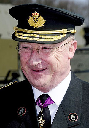 Gen Charles-Henri Delcour, Chief of Belgian Defence (CHOD).