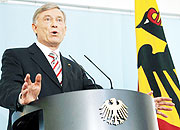  HAILED RWANDA:  Horst Kohler