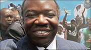 The newly elected Gabonese President, Ali Bongo