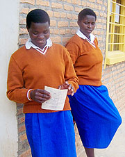 Girls at EAV Kivomo School face a number of challenges in their education. (Photos / P. Rushworth) 