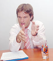 Bralirwa Managing Director Sven Piederiet