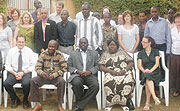 The new volunteers in a group photograph with country leaders of VSO (Courtsey Photo)