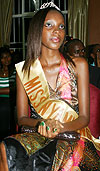 The current Miss NUR, Sandra Uwimbabazi