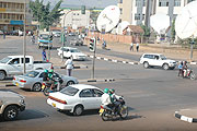 Kigali City will soon replace trafic lights with a round-about (Photo J Mbanda)