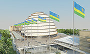 An artistic impression of the Kigali Convention Centre