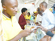 MTN subcribers  are likely to lose connection with Rwandatel subscribers (File photo)