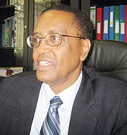 NUR Rector Prof. Silas Lwakabamba.