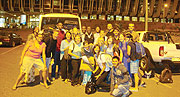 On arrivaL: The arizona Young Life contact team pose for a group photo together with the some of the Rwandan volunteers who recieved them at Kigali International Airport.