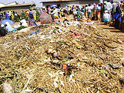 Heaps of garbage within Rwamagana Town (Photo: G. Uwantege)