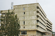 The contentious Kabuga building whose renovations have been halted due to cracks that were discovered.(Photo F Goodman)