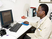 Using ICT at work. Rwanda is aiming to be a regional ICT hub.