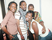 Former Tusker Project Fame contestant, Christian, with excited fans