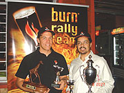 Olivier Costa (L) came up against the best in Africa to complete a commendable 4th overall in the ARC standings.