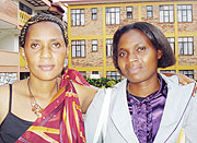 L-R New Southern province leaders, Olive Masirabo and Didaciene Mwambarangwe. (Photo / D. Sabiiti)