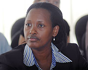 Minister for Infrastructure Linda Bihire