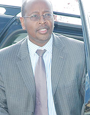 Finance minister, James Musoni