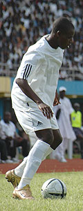 Abbas Rassou announced his return to Rwandan football with a hat trick against Kiyovu yesterday. (File photo)
