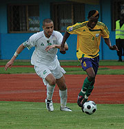 BACK IN THE FOLD: Patrick Mafisango (r)is part of the 15-man team that was named by Amavubi head coach Tucak Branko yesterday. (File Photo)