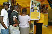 MTN Rwanda clients. (File photo)