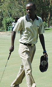 Ruterana finished second after carding 143 over 36 holes. (File photo)