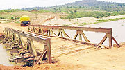 The bridge under construction. (Photo: F. Ntaweukuriryayo)