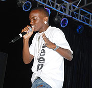 Tom Close, an upcoming local artist.