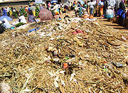 One of the garbage dump sites  in Kigabiro sector-Rwamagana.