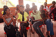 A cross section of contestants  among whom two will be selected to represent Rwanda in the East African Beauty contest