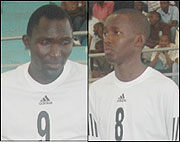 L-R :  Yakan Lawrence;Flavien Ndamukunda