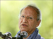 Prof. Yash Ghai. The author of the offending article in the Kenyan Standard newspaper.