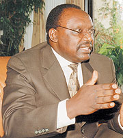 Francois Kanimba, Governor Central Bank.