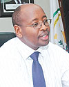 IMPRESSIVE RESULTS: Finance Minister James Musoni talking to The New Times yesterday.