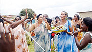 Nyamabuye rural women dance during the celebrations. (Photo: D. Sabiiti)