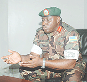 Commissioner General of Police, Brig. Gen Emmanuel Gasana.(Photo/ f. Goodman)