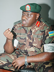 Commissioner General of Police Emmanuel Gasana.
