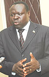 Local Government Minister Christophe Bazivamo