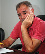 ON THE EDGE:  Tucaku2019s future as Amavubi coach largely rests on the Zambia return leg qualifier. (File photo)