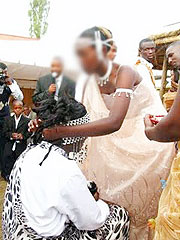 A traditional introduction ceremony. Often these ceremonies are extremely expensive.
