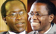 L-R : Callixte Mbarushimana;Ignace Murwanashyaka