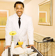 A smile and quick service is of paramount importance when working in the service industry