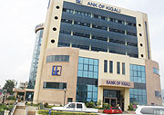 Bank of Kigali, one of the countryu2019s top perfoming bank in the first semester of 2009. (File Photo)