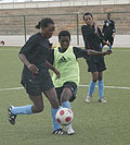 The U-20 national women team trains in preparation for next weeku2019s return leg with Uganda in Kigali.