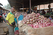 Inside Kimironko market where food prices have been unstable lately (File Photo)